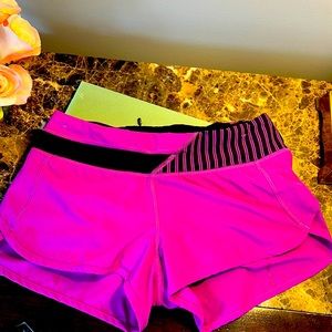 Lululemon size 4 running shorts